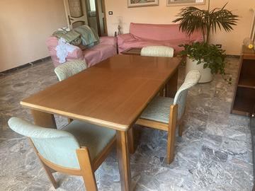 tavolo rettangolare in legno