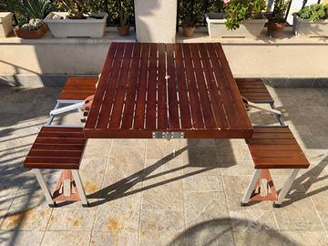 Tavolo valigia da pic nic