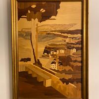 Quadro legno intagliato Forio d’Ischia