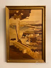 Quadro legno intagliato Forio d’Ischia