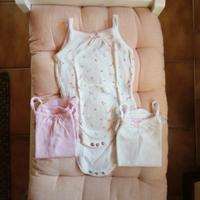 Set body con spalline 3-6 mesi