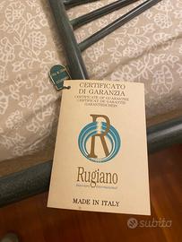 Letto matrimoniale in ferro battuto Rugiano