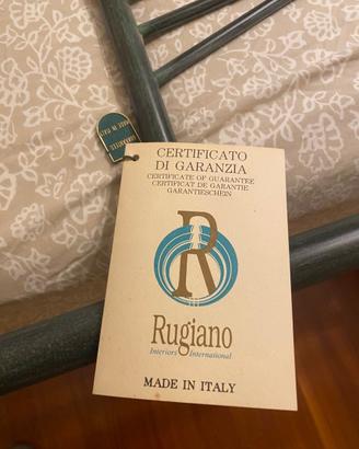 Letto matrimoniale in ferro battuto Rugiano
