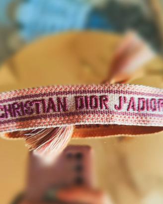 Christian Dior bracciale j'adior in cotone 100%