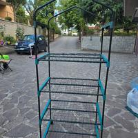 serra per piante con ruote