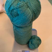 Lana verde, bottiglia