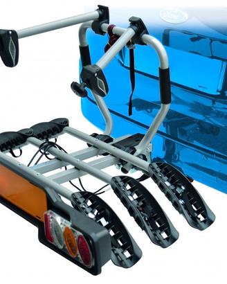 Porta bici con attacco gancio traino