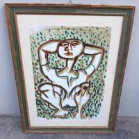 MIGNECO rara tiratura a 16di16 litografia cornice