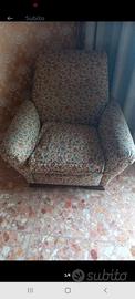 poltrona in tessuto