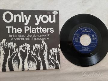 45 giri The Platters Only you 1972