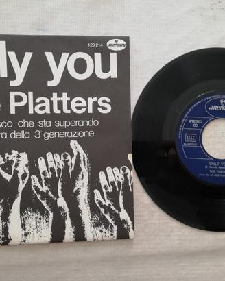 45 giri The Platters Only you 1972