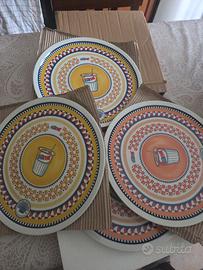 Set 4 piatti pizza Estathé Gino Sorbillo