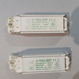 Lotto 2x Trasformatore di sicurezza Carlo Bezzi