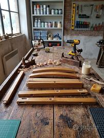 Set di 7 componenti in legno massello per fai-da-t
