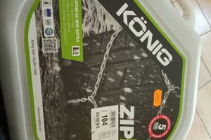 catene da neve Konig Zip 9 cod 104 nuove mai usate