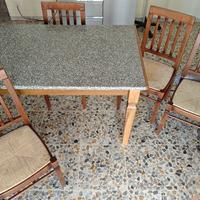 Tavolo e 6 sedie Berloni in legno