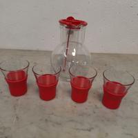Estathe' Ferrero Set Brocca Tè  Bicchieri vintage