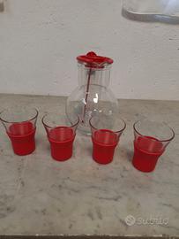 Estathe' Ferrero Set Brocca Tè  Bicchieri vintage