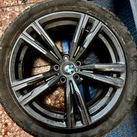 Cerchi in lega 18” bmw e gomme termiche nuove