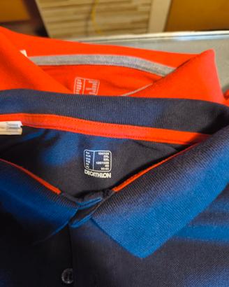 2 polo Decathlon 3xl 100% cotone