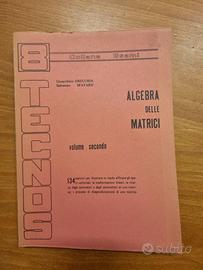 Algebra delle matrici Orecchia Spataro Tecnos n.8