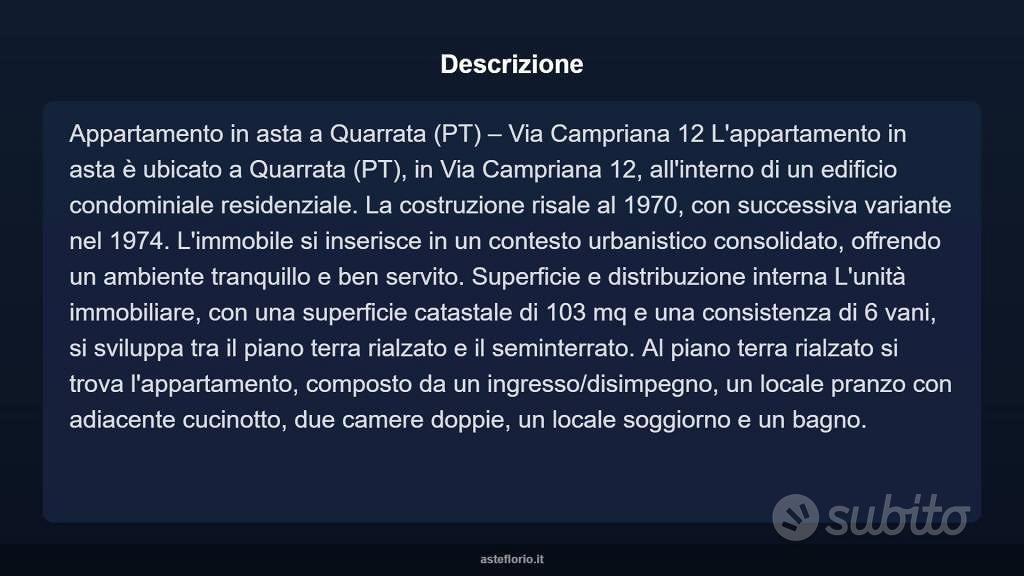 Appartamento – Quarrata, Tizzana - Vista 4
