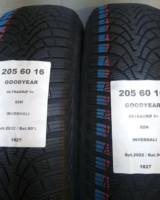 2 GOMME 205 60 16 GOODYEAR A1827