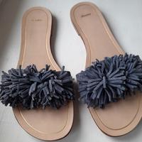 Ciabatta donna Bata con fascia velluto. N40