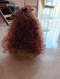 bambola in ceramica di arredo