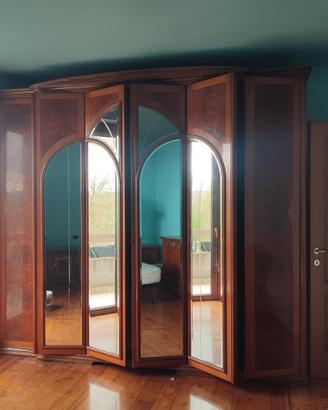 Armadio 6 ante con specchi stile classico