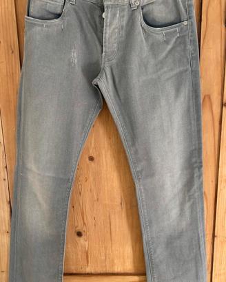 jeans Prada uomo grigio