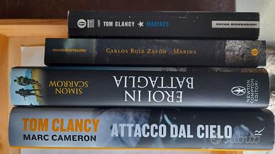 lotto 4 LIBRI VARI AZIONE E AVVENTURA - tom clancy