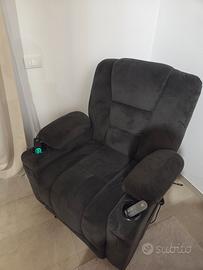 poltrona Mcombo elettrica regolabile con massaggio