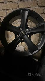 4 cerchi in lega jeep 17" neri