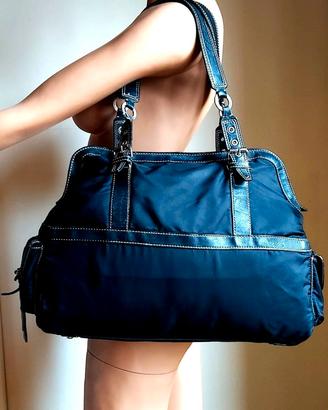 Originale LES COPAINS,borsa tracolla pelle/nylon