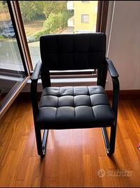 Sedia ufficio in pelle