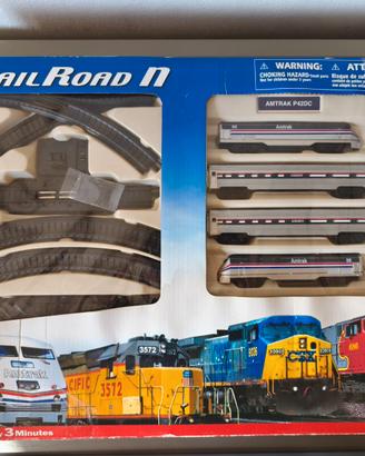 Trenino Amtrak P42DC Scala N - New-Ray