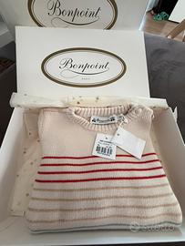 Pullover Bonpoint Aleksi cotone cashmere bambino