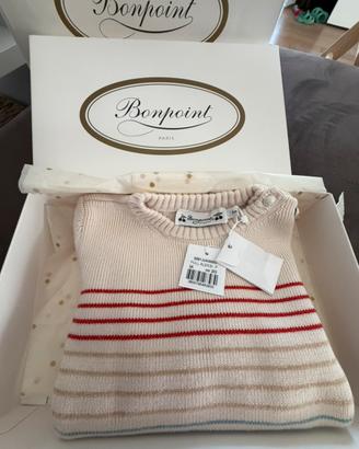 Pullover Bonpoint Aleksi cotone cashmere bambino