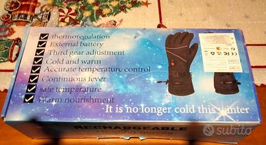 guanti riscaldati per moto 