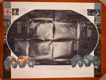 Mappa delle Popolazione e delle Risorse del Mondo.