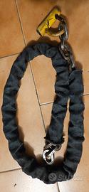 catena con  lucchetto  kryptonite 10mm  x 150  cm