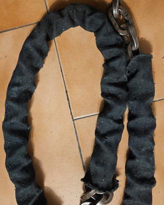 catena con  lucchetto  kryptonite 10mm  x 150  cm