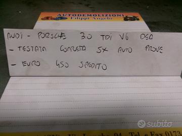 Testata sx audi-porsche 3.0 tdi