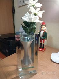 Vaso vetro porta fiori o candele