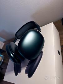 AirPods Max USB-C Mezzanotte - garanzia 12/2026