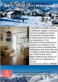 Vacanze estive ed invernali a sauze d'oulx