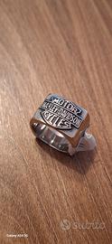 Anello harley davidson fedina acciaio 
