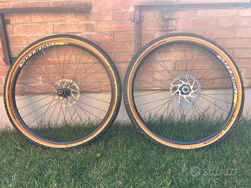 Ruote mtb29’ Syncros x23 boost+copertoni Schwalbe