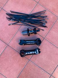 Ruote mozzo raggi pipa